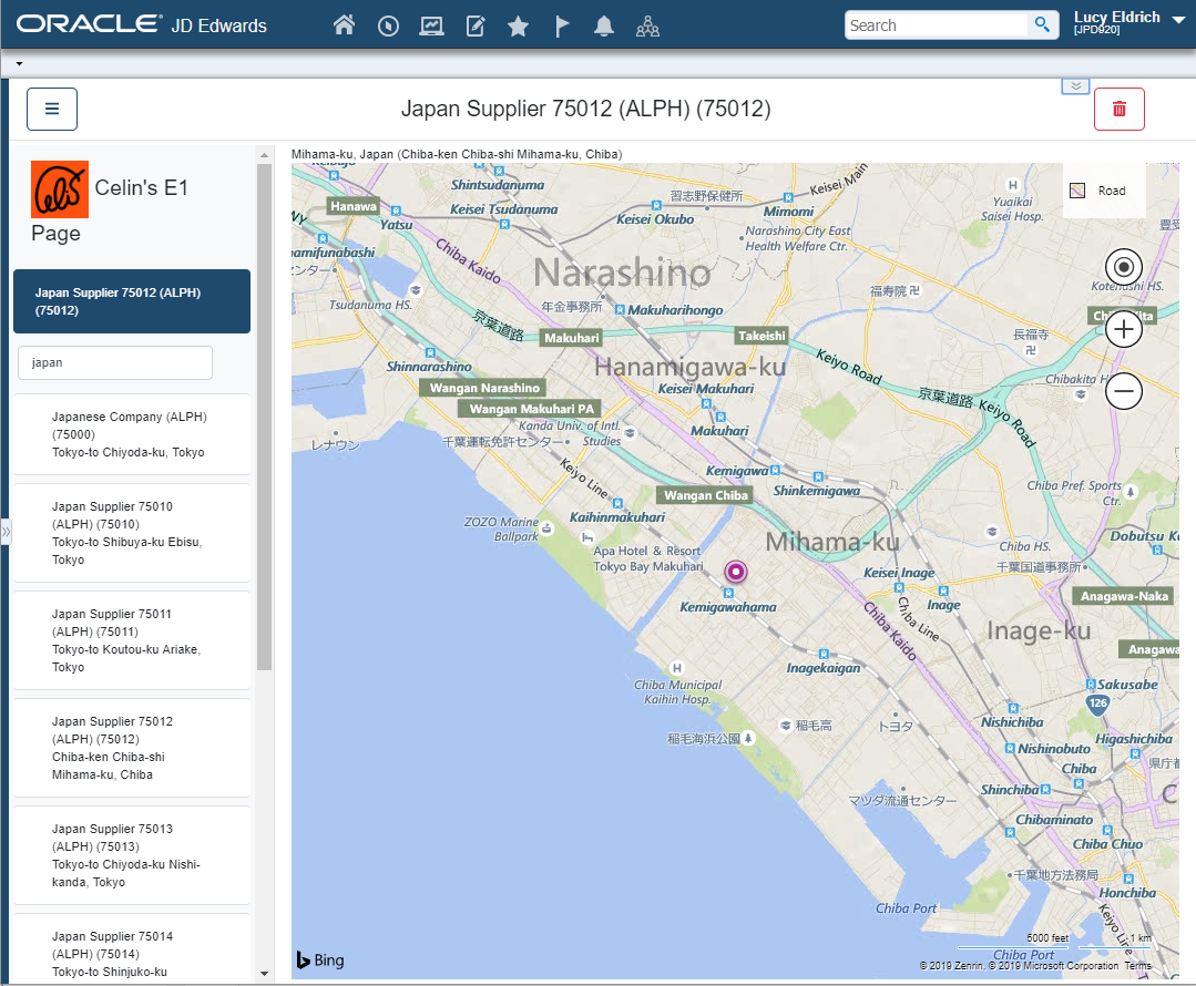 Look up Address with Bing Maps